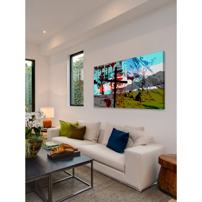 1 Piece Wrapped Canvas Wall Art, 57cm H x 114cm W