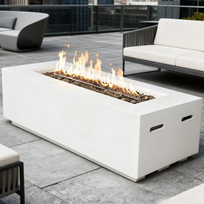 Propane Smokeless Outdoor Fire Pit Table