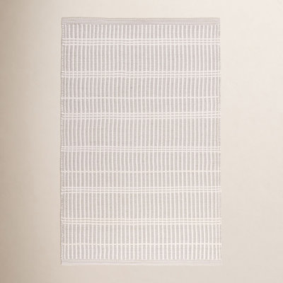 Marlo Platinum Handwoven Indoor/Outdoor Rug