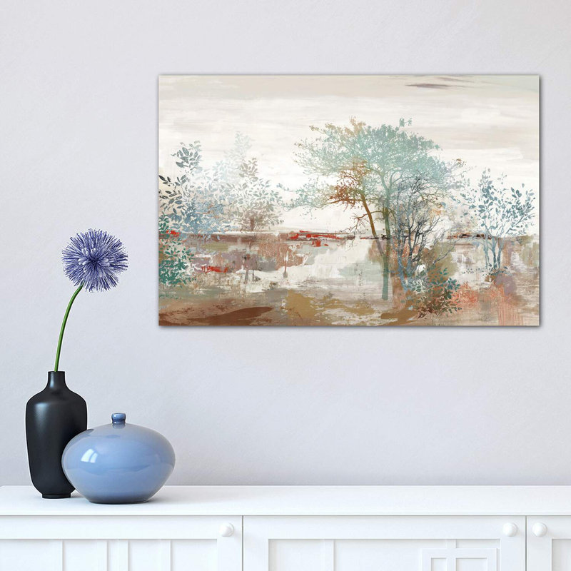 «Autumn Silence» par Allison Pearce - reproduction d'art, H 12 po x l 18 po x 1,5 po, Toile tendue