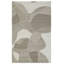 Rectangle Abstract Hand Tufted Wool Area Rug in Natural-1773251690