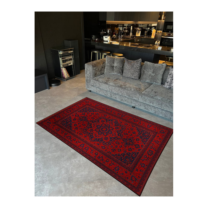 Tapis tissé à la main Mosso, 2' x 2'11"