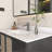 43" white marble vanity top, vanity top plate with pre-drilled faucet holes, undermount sink and splashback (without faucet)-1366004533-1366004532