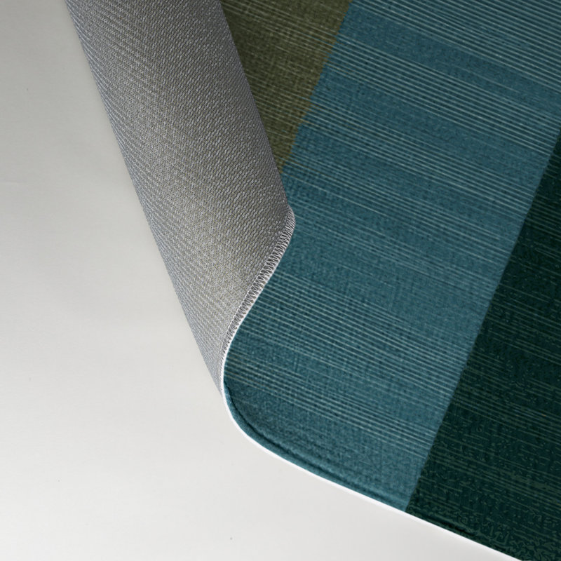 Tapis d'intérieur et d'extérieur à carreaux bleu, Rectangle 5 pi x 7 pi