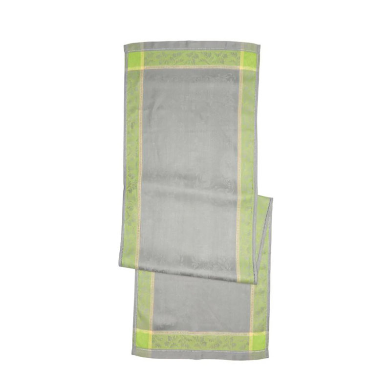 Nappe French Home Linen Arboretum, L 71 po x l 71 po, Blanc