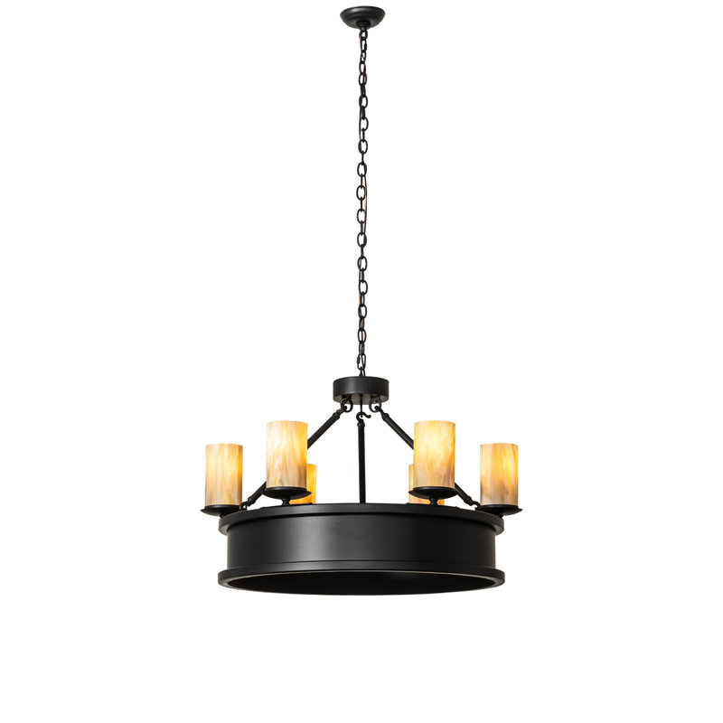 34" Wide Bosa 6 Light Pendant