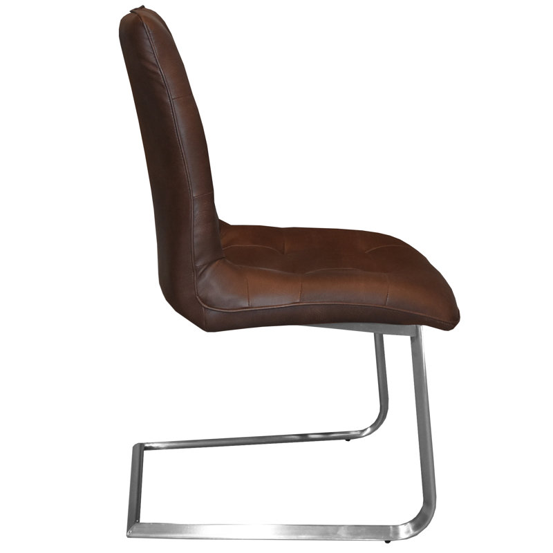 Chaise d’appoint Navi, Marron foncé