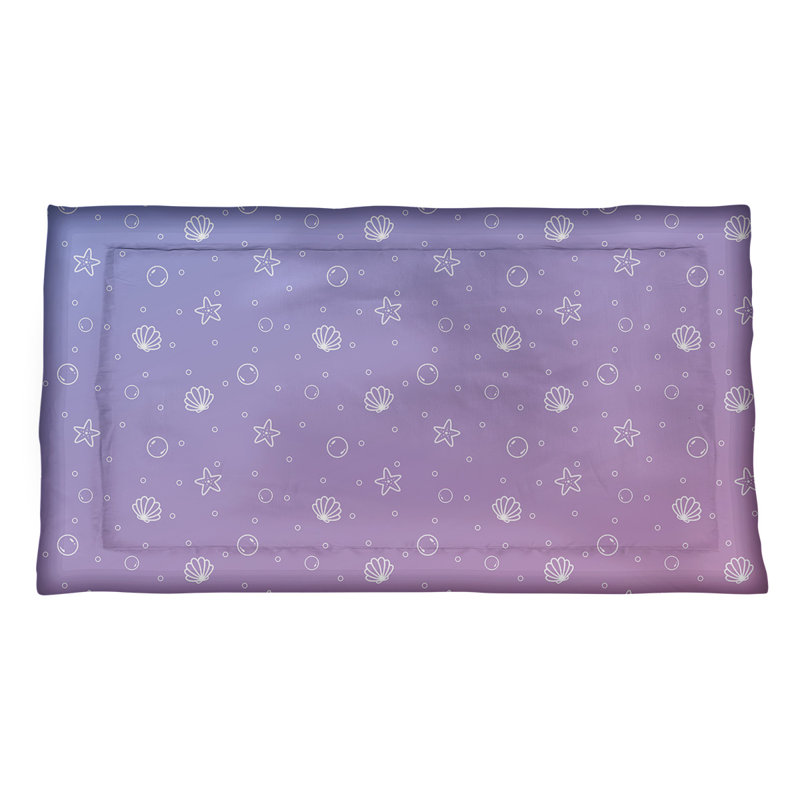 Taie décorative Katelyn Elizabeth, Standard, Polyester, Rose / Bleu