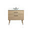 Steinfeldt 36'' Single Bathroom Vanity with Engineered Marble Top-264006182