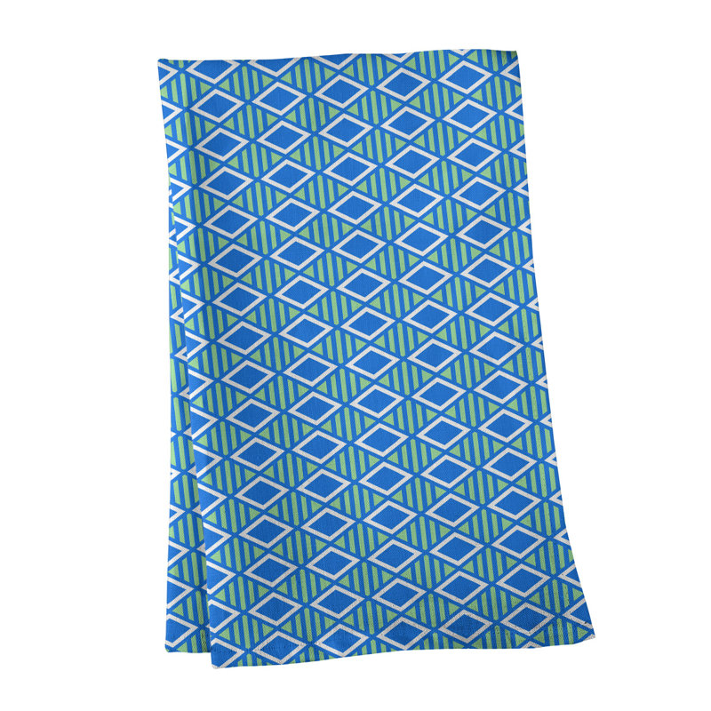 Torchon Gady, Bleu pâle, Polyester sergé