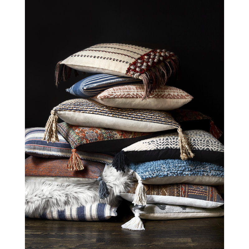 Ruffled Reversible Pillow Cover