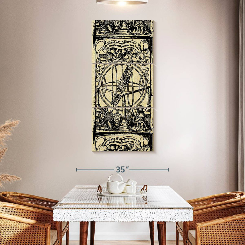 Ancient Scientists, 52" H x 24" W