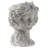 Cement Bust Wall Planter - Indoor Outdoor Home Garden Decor-1193173260