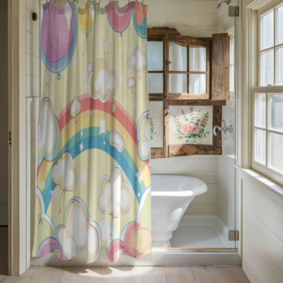 Balloon Wonderland - Premium Shower Curtain