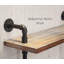 Tablettes flottantes industrielles avec barre à serviettes pour la salle de bain, 3 tablettes murales flottantes rustiques pour la salle de bain, la cuisine, la chambre à coucher et le salon