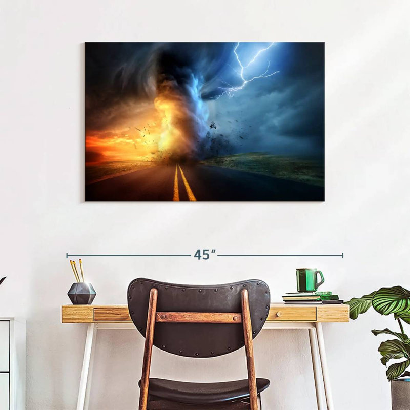 Alvord Tornado And Lightning Storm