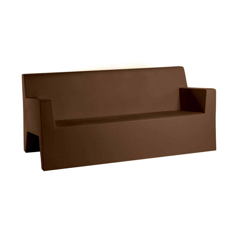 Canapé d'extérieur de 36 po de largeur Jut, Bronze