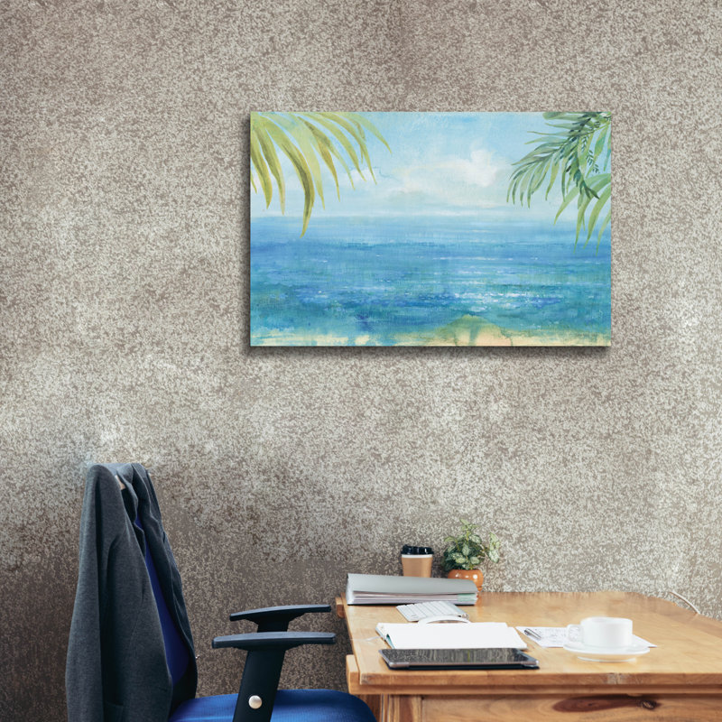 «Sea Sparkle 1 Tropical» par Danhui Nai, art mural sur toile