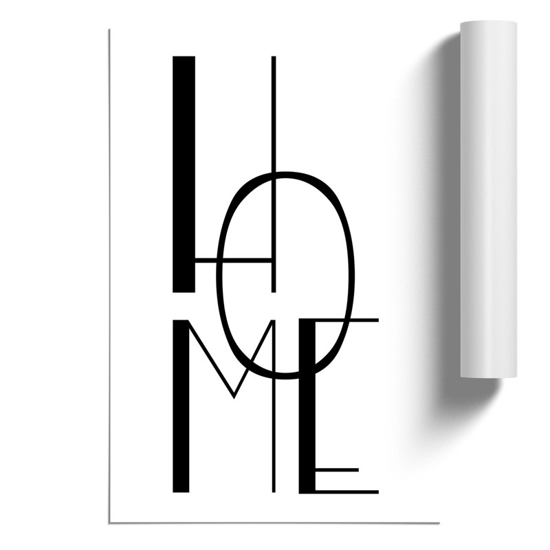 Home - Frameless Print, 59cm H x 42cm W x 0.1cm D
