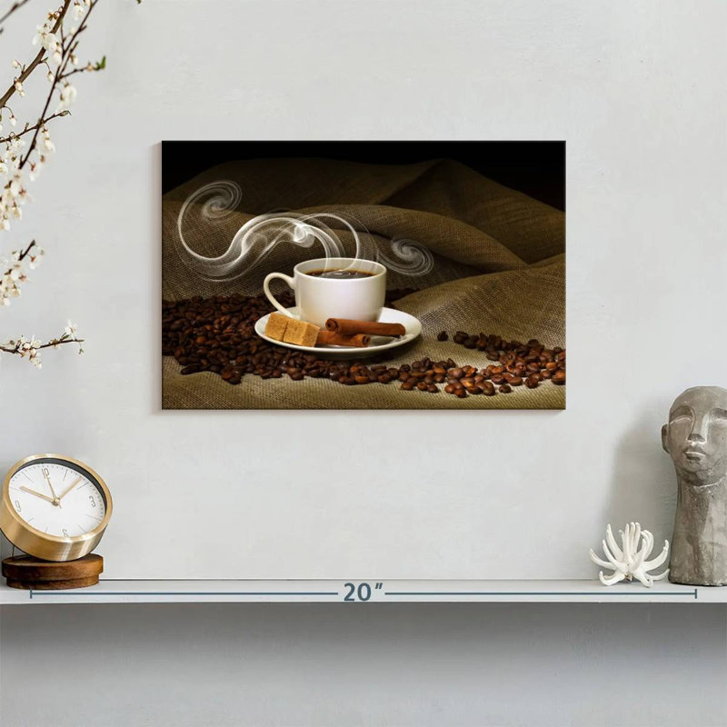Yarlin Steaming Cinnamon Coffee, 8" H x 12" W