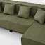 Canapé modulaire en U Corduroy-863123391