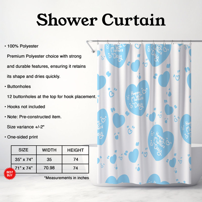 Maternal Hue - Premium Shower Curtain 12, 74"H x 71"W