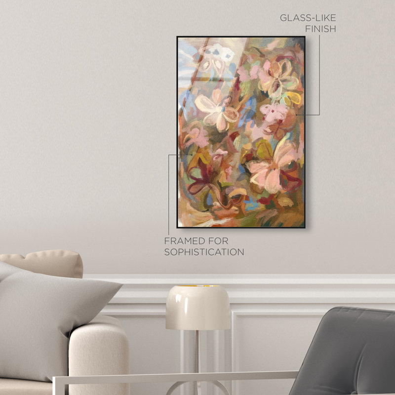 Moving Eden II Print by Oliver Gal, 16"H x 11"W, Black Floater Frame
