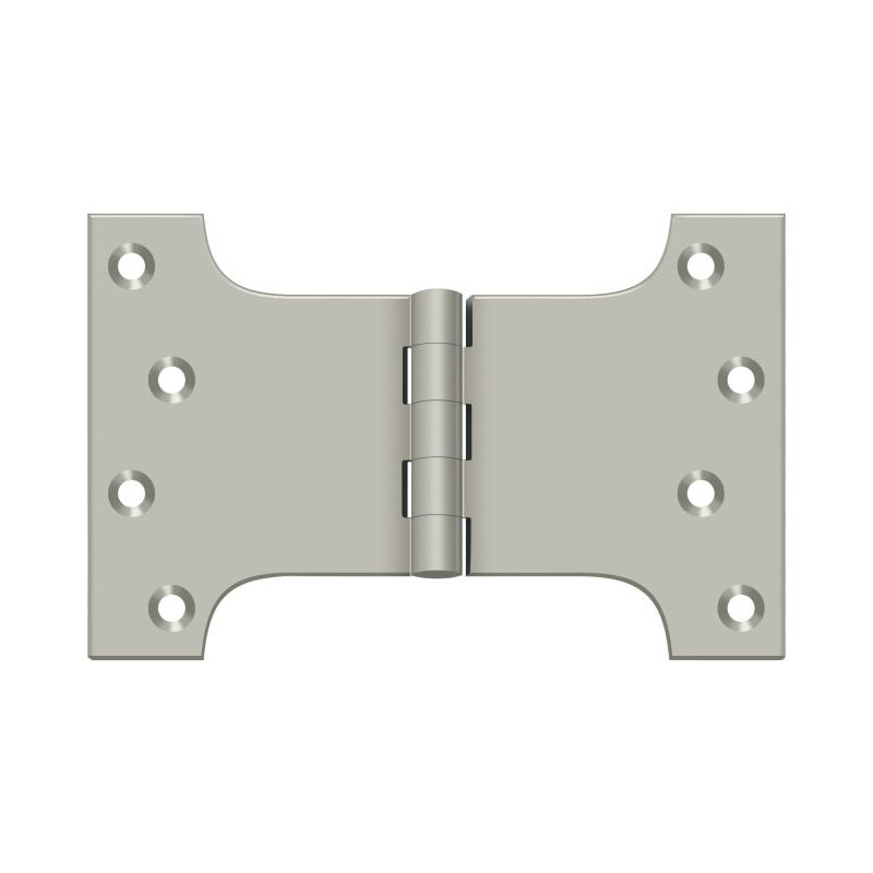 102'' x 102'' Butt Bearing Hinge, Brushed Nickel