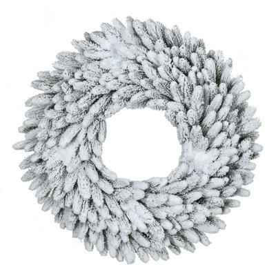 Couronne de neige glacée glacée