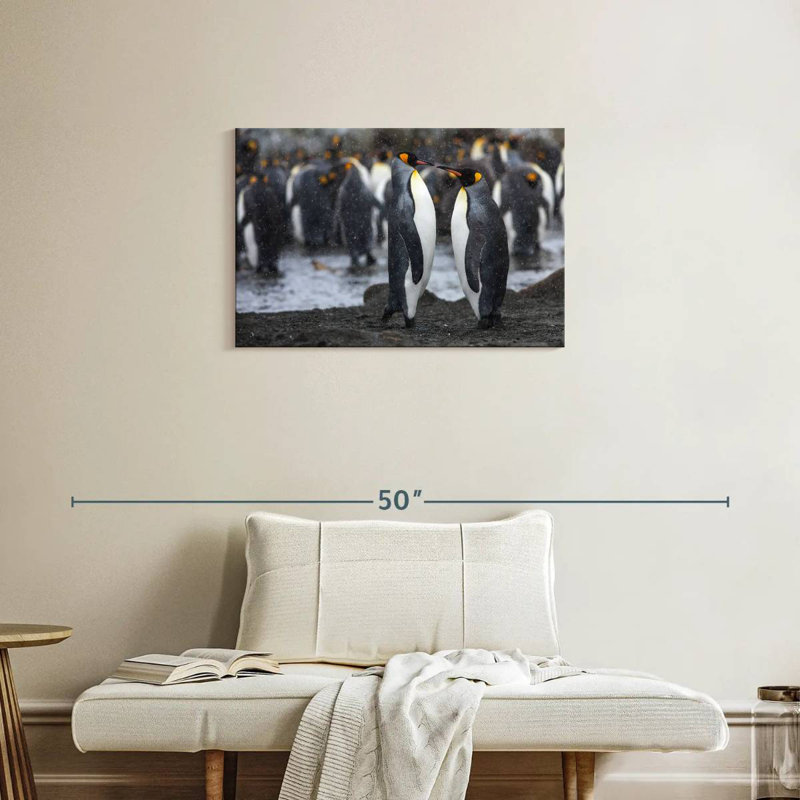 Brampt Penguin Romance, 20" H x 30" W