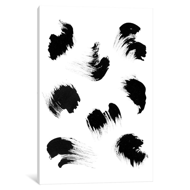 « brush », reproduction d’art sur toile, H 60 po x l 40po x P 1,5 po