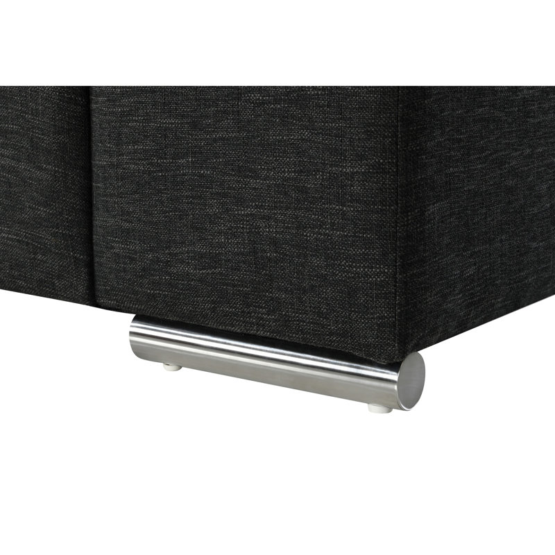 Chaise avec accoudoirs en tissu Gianna