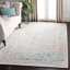 Tapis oriental turquoise / ivoire Alston-1408379907