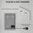 HOMCOM Dimmable Bathroom Mirror With LED Lights, 3 Colors & Defogging-1679796628