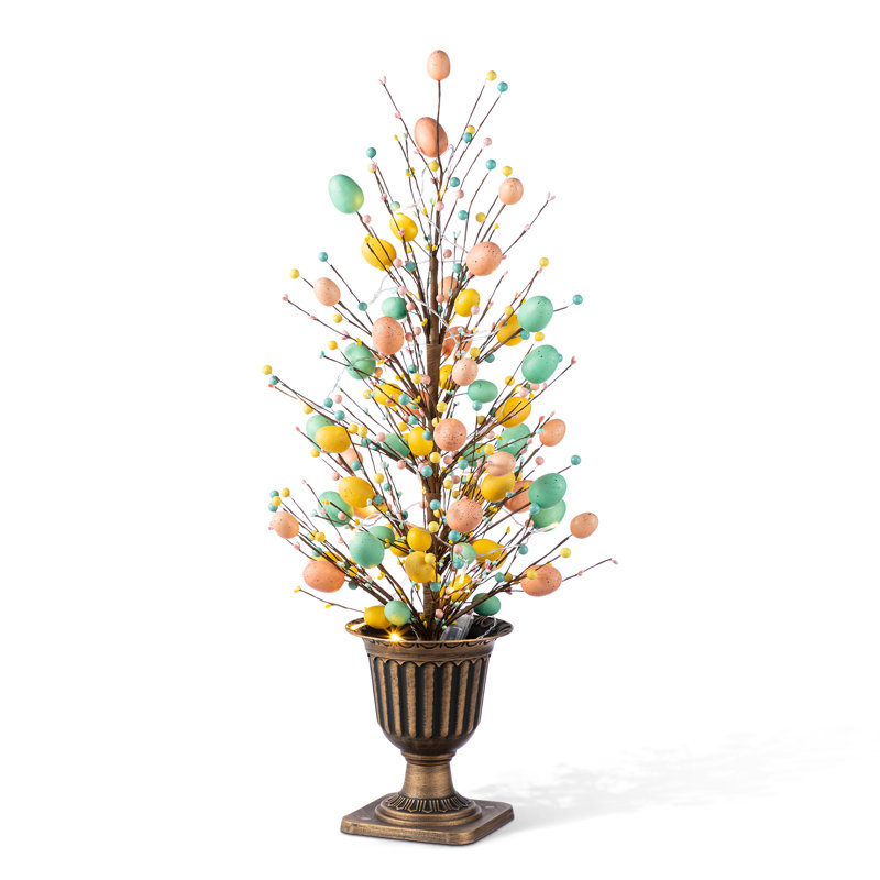 Pre-Lit Easter Eggs Artificial Tree