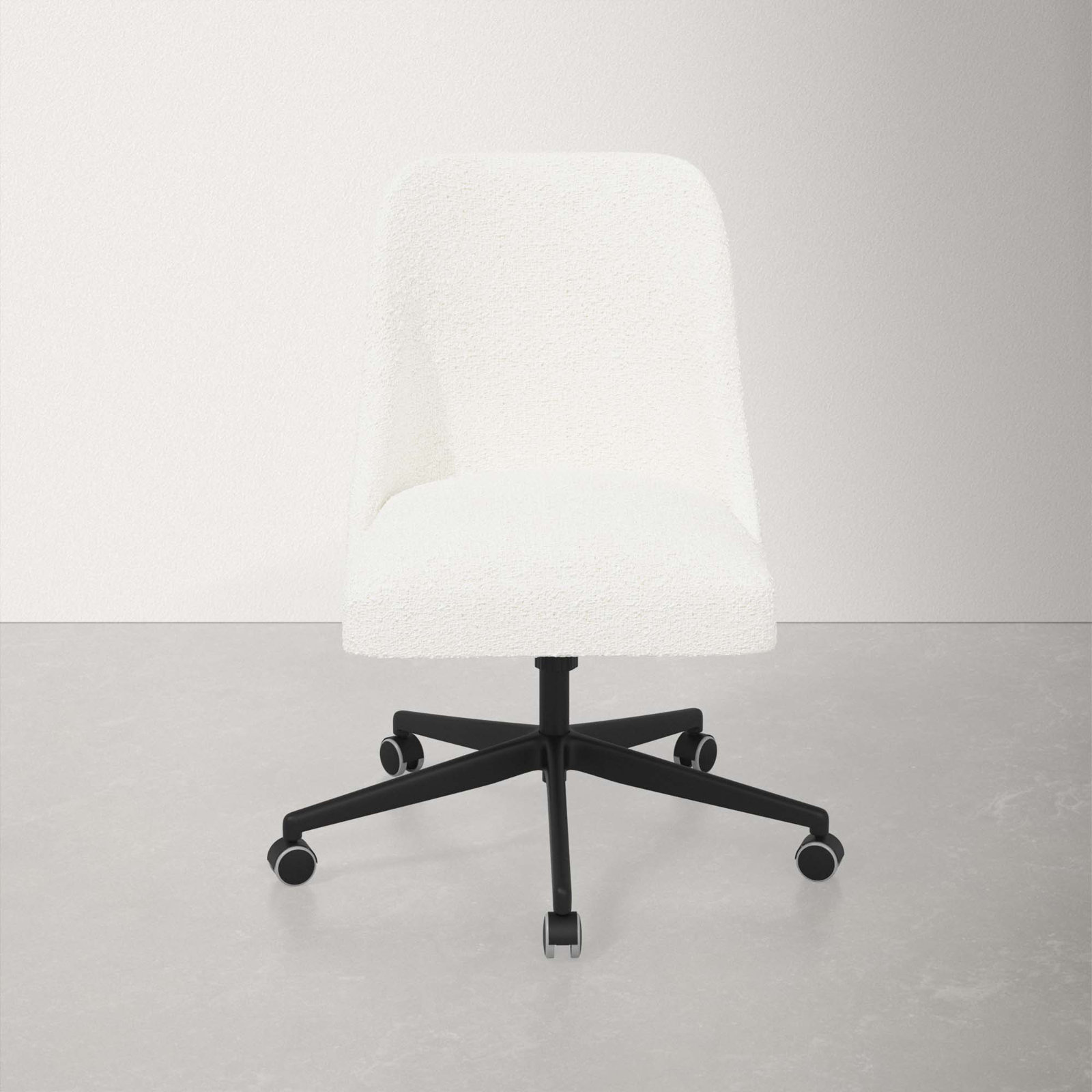 Acosta Task Chair, Classic Snow Boucle