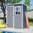 Waterproof Storage Shed With Floor And Lockable Design And Window