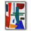«Colorful Shapes IV», reproduction encadrée - bois massif-789551208