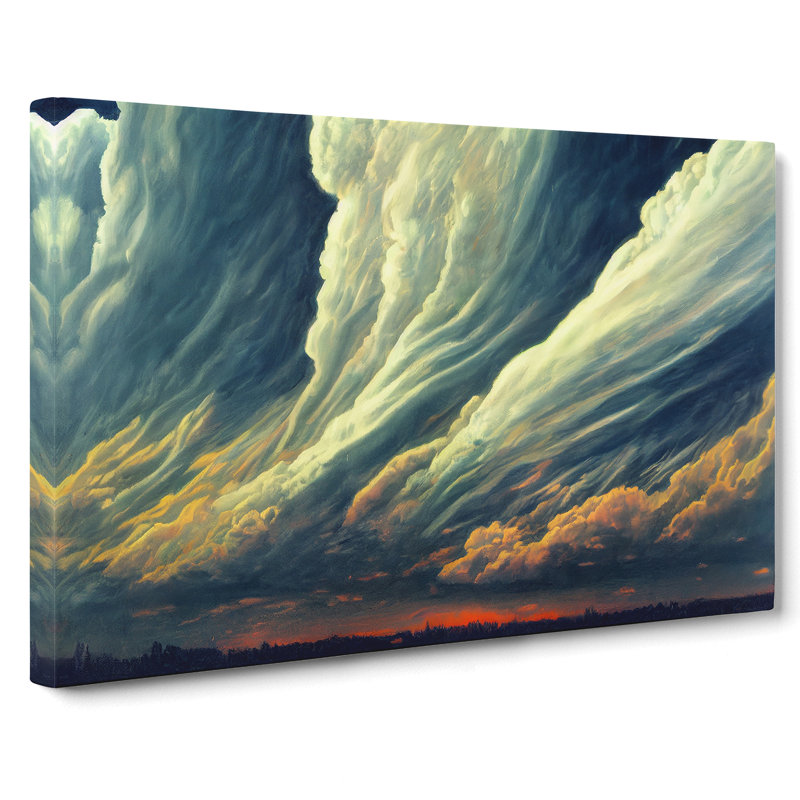 Stormy Cloud View Vol.3 - Wrapped Canvas, 40cm H x 60cm W x 3cm D