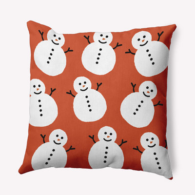 Coussin intérieur / extérieur Dancing Snowmen