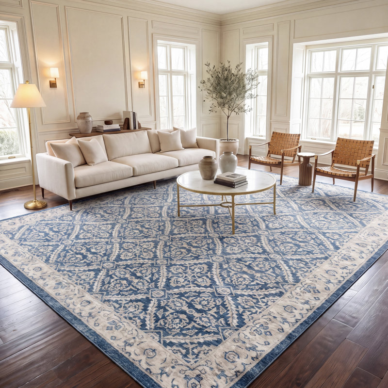 Llana Performance Geometric Rug, Rectangle 10' x 13'