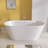 Bathtubs 67'' x 29.5'' Freestanding Soaking Acrylic Bathtub Contemporary Stand Alone Tub-92323362
