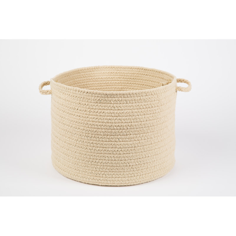 Panier en tissu Smyth, Crème