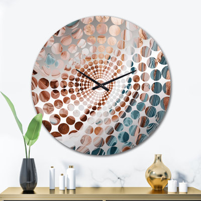 Antonitte - Abstract Marble Wall Clock