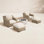 Eloisa Wicker 4 - Person Patio Conversation Set with Cushions
