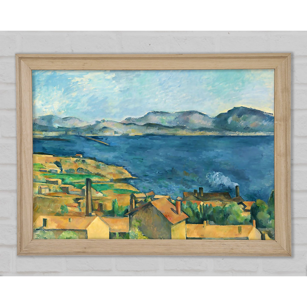 Cezanne Die Bucht von Marseille - Einzelner Bilderrahmen Kunstdrucke