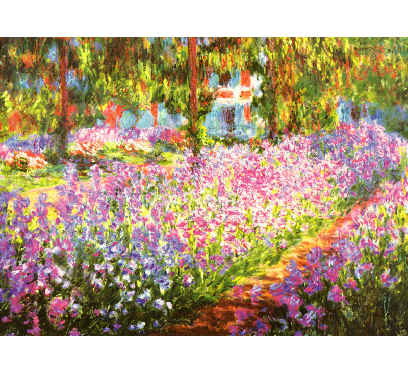 Garden At Giverny, 18" H x 24" W