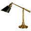 Counterweight 19" Antique Patina Desk Lamp