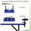 Grande table de toilettage pour chien de 47 po, station pour animaux pliable à la maison, table de toilettage pour chien, plateau de séchage pour chat réglable avec accoudoirs, nœuds, plateau en filet-118035034