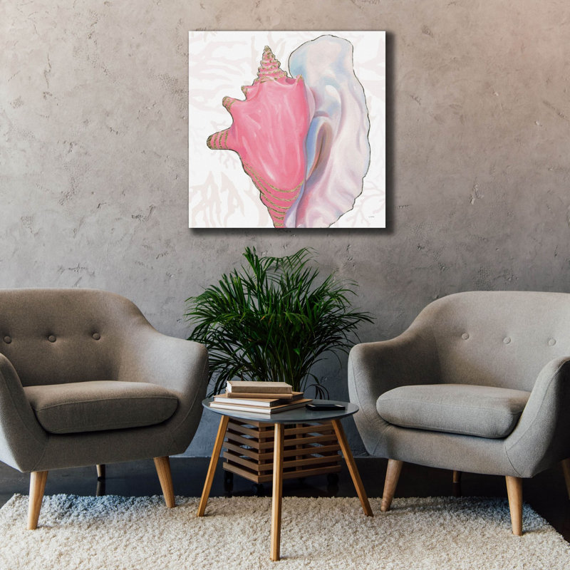 «Shimmering Shells 12» par James Wiens, art mural sur toile, H 37 po x l 37 po